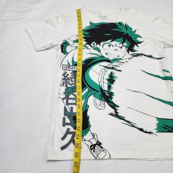My Hero Academia Funimation Men's White Green Black Black T-Shirt Japan Size M - Picture 6 of 9
